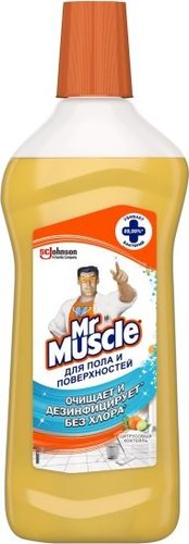 Средство для напольных покрытий Mr. Muscle Универсальный Цитрусовый Коктейль 0.5 л