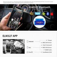 Автосканер USBTOP ELM327 OBD2 v1.5 с чипом PIC18F25K80 (синий)
