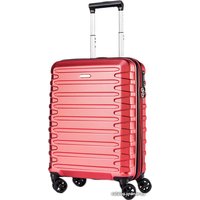Чемодан-спиннер Verage Crust 17106-1+ 55 см (красный кардинал)