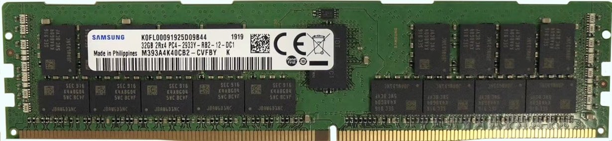 

Оперативная память Samsung 32GB DDR4 PC4-23400 M393A4K40CB2-CVFBY