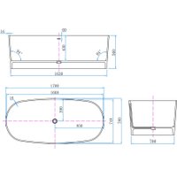 Ванна Roxen Emmy 200150-1778 170x78