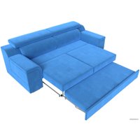 Диван Лига диванов Лига-003 117105 (велюр голубой)