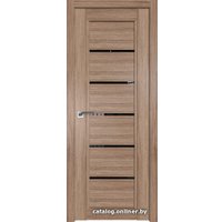 Межкомнатная дверь ProfilDoors 2.76XN L 70х200 (салинас светлый, стекло черный триплекс)