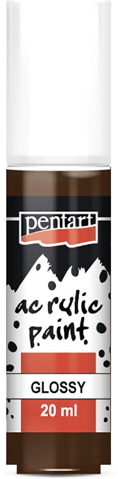 

Акриловая краска Pentart 20 мл (темно-коричневый)
