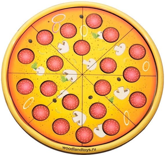 

Развивающая игра WoodLand Toys Пицца 097104