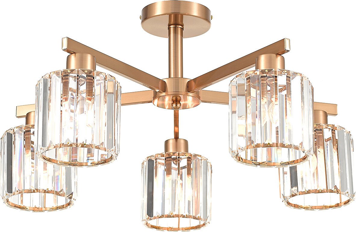 

Люстра средней высоты Escada Adorn 692/5P E27*60W Сopper