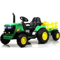 Электротрактор Baby Driver Трактор с прицепом R222 (зеленый)