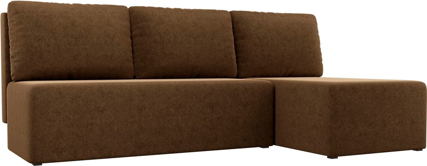 

Угловой диван Mio Tesoro Берген правый (микровельвет, коричневый)