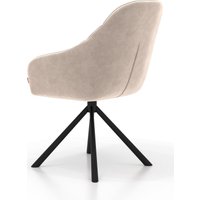 Стул Памир Босс F06 поворотный (светло-бежевый/черная опора)