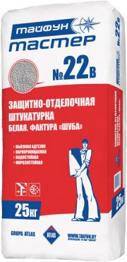 

Декоративная штукатурка Тайфун МАСТЕР №22В