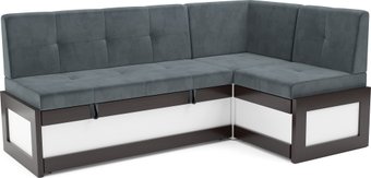 Мебель-АРС Нотис 211х82х135.5 см M11-28-5 (велюр серо-синий HB-178/26)