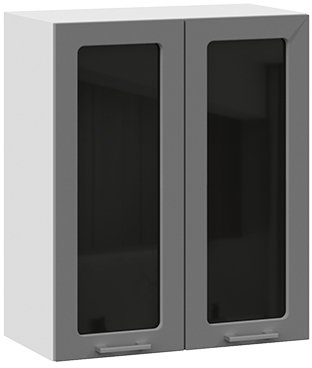 

Шкаф навесной Трия Габриэлла 1В6С (белый/титан)