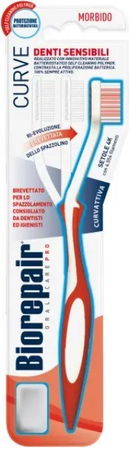 

Зубная щетка Biorepair мягкая Curve Denti Sensibili