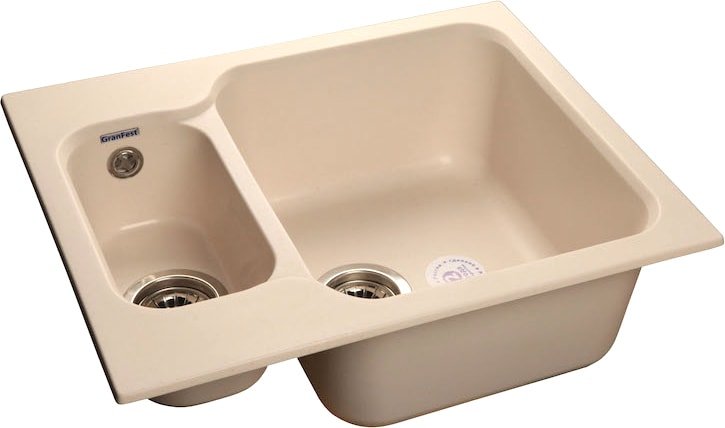 

Кухонная мойка GranFest GF-S615K (белый)