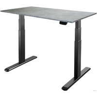 Стол для работы стоя ErgoSmart Ergo Desk Prime 1200x650x18 мм (бетон чикаго/черный)