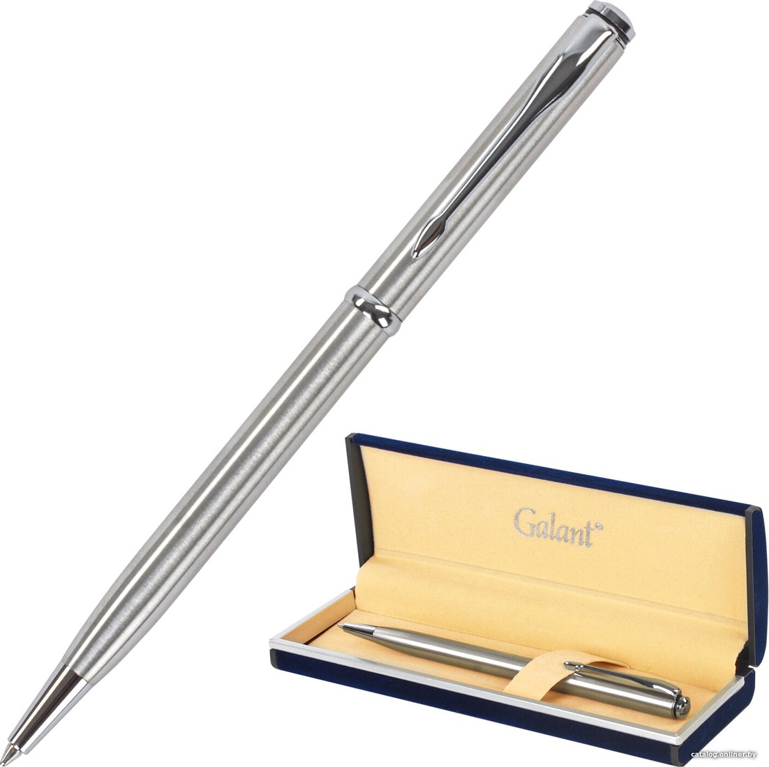 Ручка шариковая Galant Arrow Chrome 140408 (синий)