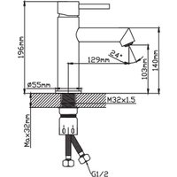 Смеситель Diadonna Д234-10S