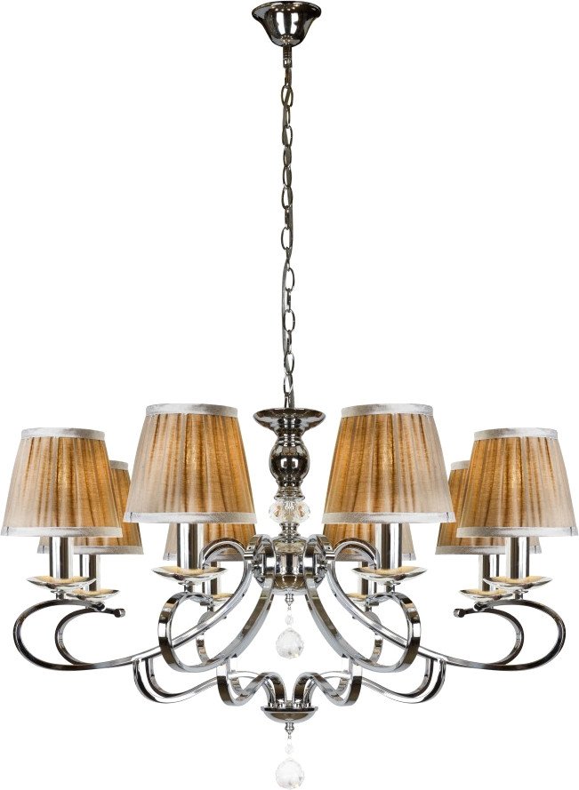 

Подвесная люстра iLamp Holiday RM6116/8 (хром)