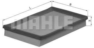 

Воздушный фильтр Mahle Knecht LX1633
