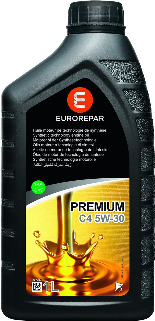 

Моторное масло Eurorepar Premium C4 5W-30 1л