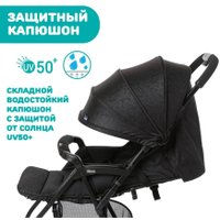 Коляска прогулочная «книга» Chicco Ohlala 3 (черный/золотая рама)