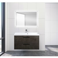  BelBagno Тумба под умывальник Aurora-900-2C-SO-CS (cemento scuro)