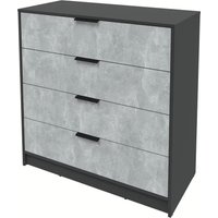 Комод Интерлиния Концепт КТ-К100 (бетон/антрацит)