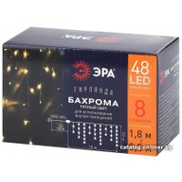 Световой дождь ЭРА ENIB-01B LED Бахрома 1.8x0.5 м теплый белый