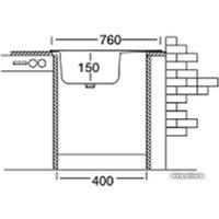 Кухонная мойка Kromevye EC 240