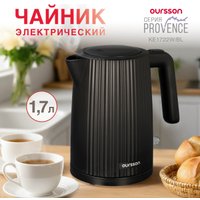 Электрический чайник Oursson KE1722W/BL