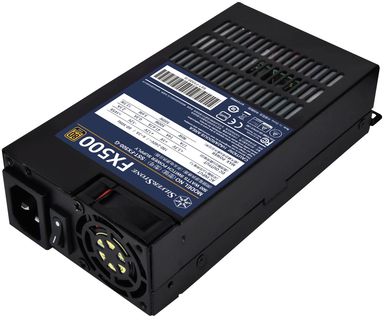 

Блок питания SilverStone FX500 80 PLUS Gold SST-FX500-G