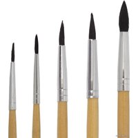 Набор кистей BRAUBERG Беличья 200217 (5 шт)