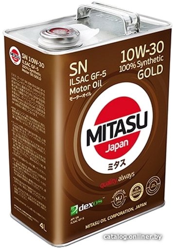 Моторное масло Mitasu MJ-105 10W-30 4л