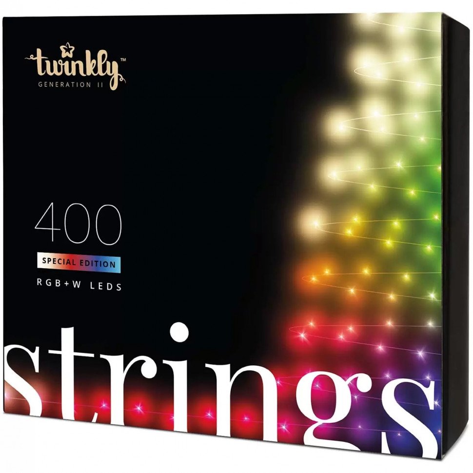 

Новогодняя гирлянда Twinkly Strings Special edition 400 LED с Wi-Fi и Bluetooth