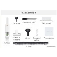 Автомобильный пылесос Cleanfly H2 Portable Vacuum Cleaner FV2S (белый)