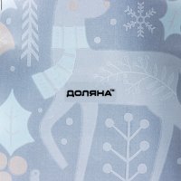 Блюдо Доляна Елочка с бантом. Зимний лес 7686793