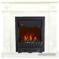 Каминокомплект Smolcom Brighton STD-ASP с Royal Flame Aspen Black (бьянко белый)