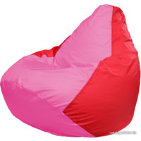 Кресло-мешок Flagman Груша Г2.1-199 (розовый/красный)
