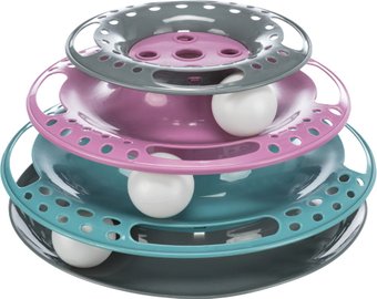 Игрушка для кошек Trixie Catch the Balls в виде круглой башенки (41345)