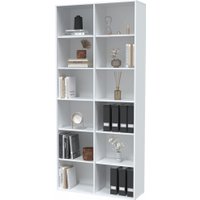 Стеллаж Интерлиния Skill-20 (белый/белый)