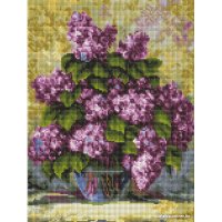 Алмазная мозаика  Белоснежка Дивная сирень 716-BK-S