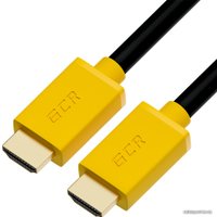 Кабель Greenconnect Russia GCR-HM441-15.0m HDMI - HDMI (15 м, желтый\черный)