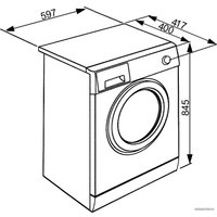 Стиральная машина Smeg LBW610CIT3