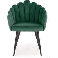 Стул с подлокотниками Halmar K410 (темно-зеленый)