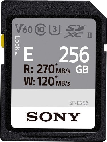 

Карта памяти Sony SDXC SF-E256 256GB