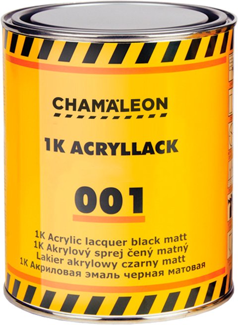 

Автомобильная краска Chamaleon 1K Акриловая эмаль 1л 50020 (черный матовый)