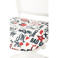 Компьютерное кресло Бюрократ CH-W296NX (белый TW-15/мультиколор красные губы)