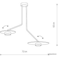 Подвесная люстра Nowodvorski Disk 7643