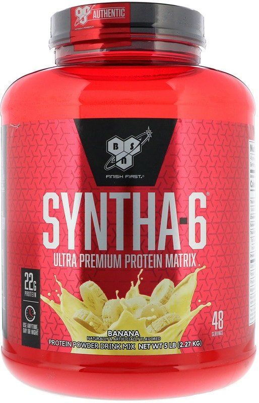 

Протеин комплексный BSN Syntha-6 Ultra-Premium Protein Powder (банан, 2260 г)