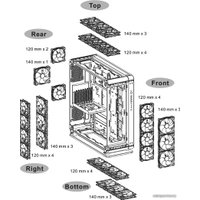 Корпус Thermaltake Core P8 TG CA-1Q2-00M1WN-00